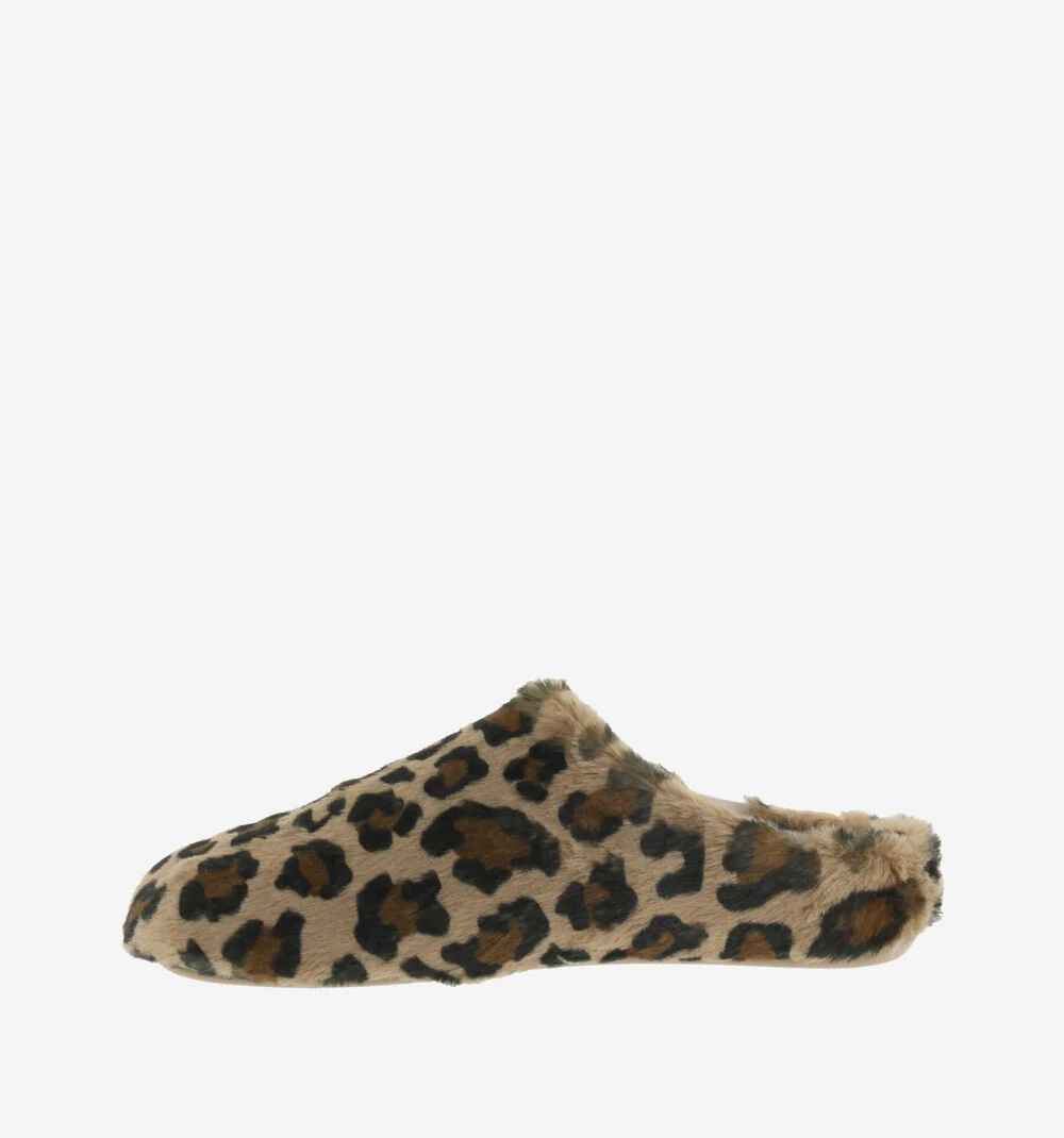 NORTE LEOPARD SLIPPERSCUERO