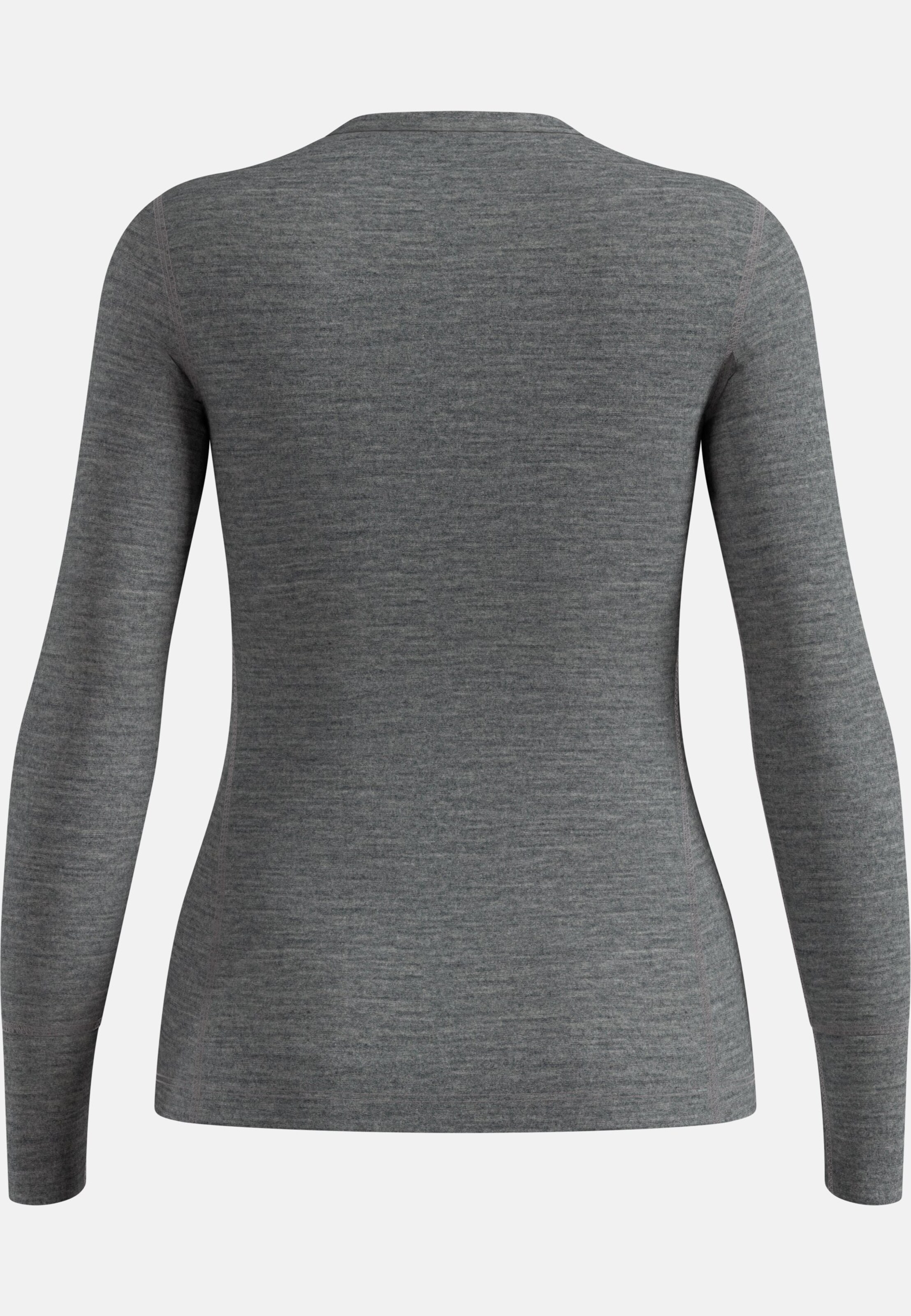 Natural Merino 200 Base Layer Langarmshirt in odlo steel grey melange