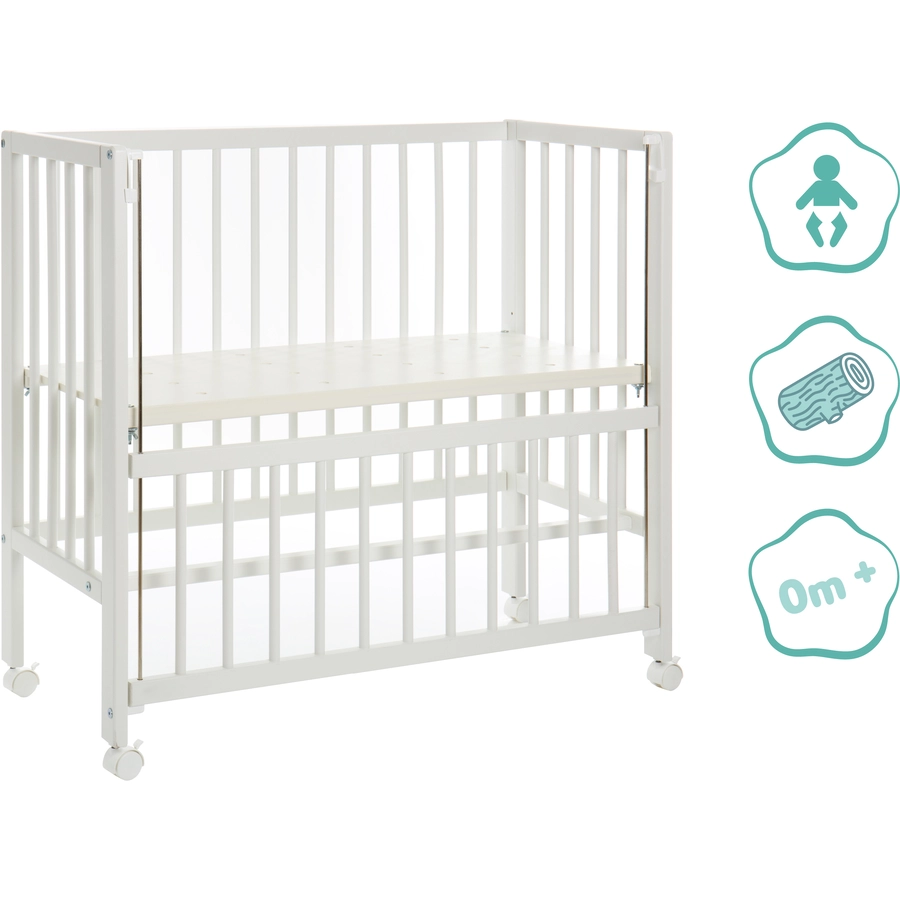fillikid Beistellbett Cocon weiß