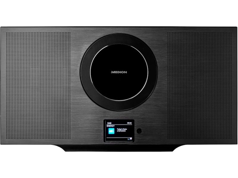 Medion Stereoanlage P66348 Schwarz Vertikales All-in-One-System