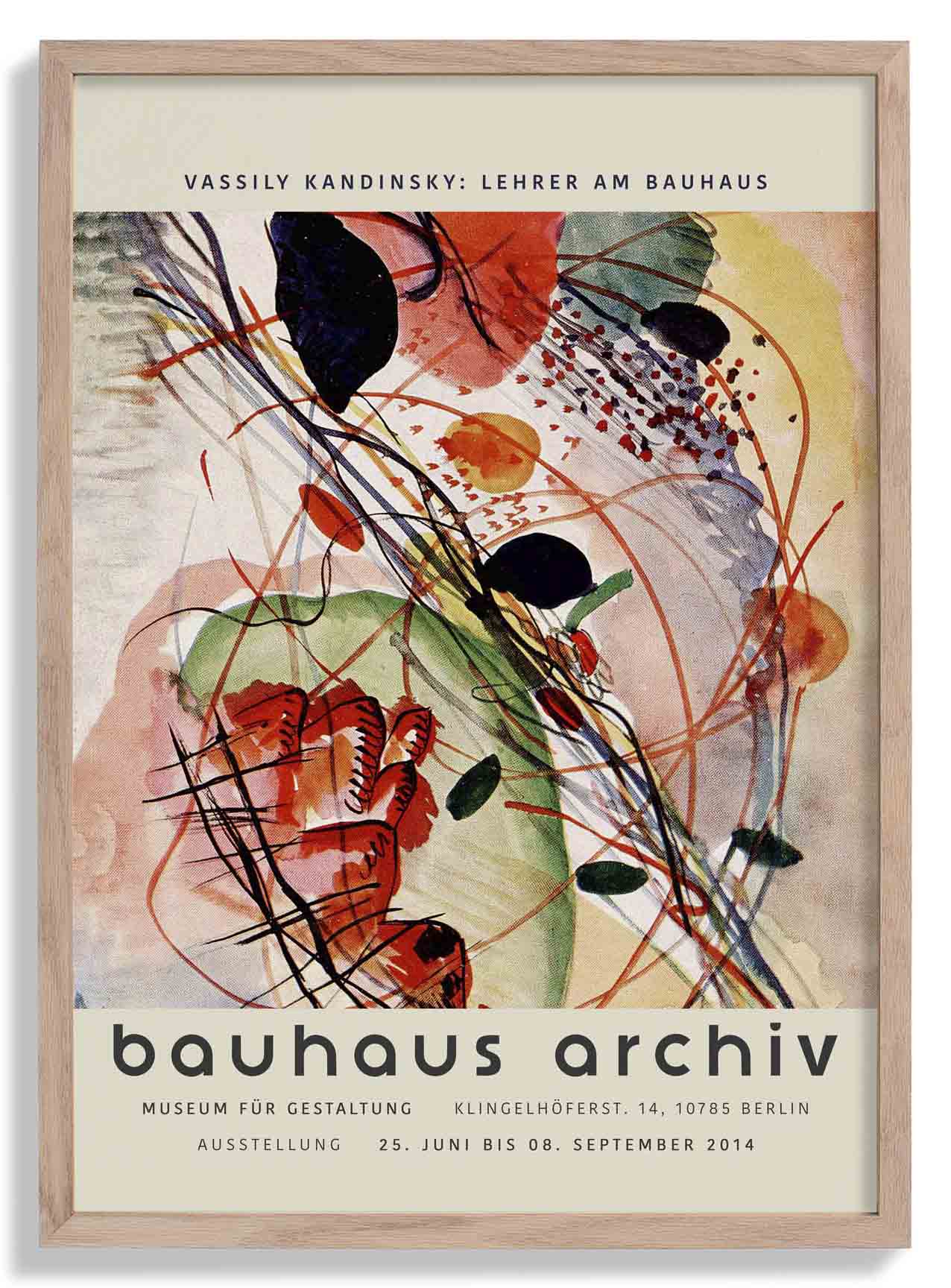 Aquarelldruck von Wassily Kandinsky Ausstellung