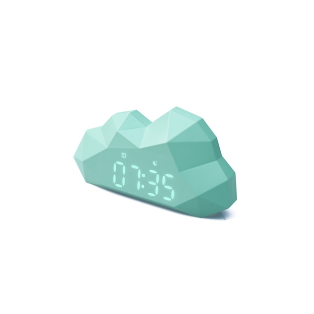 MOB Vekkeklokke med nattlampe Mini Cloudy Lyseblå