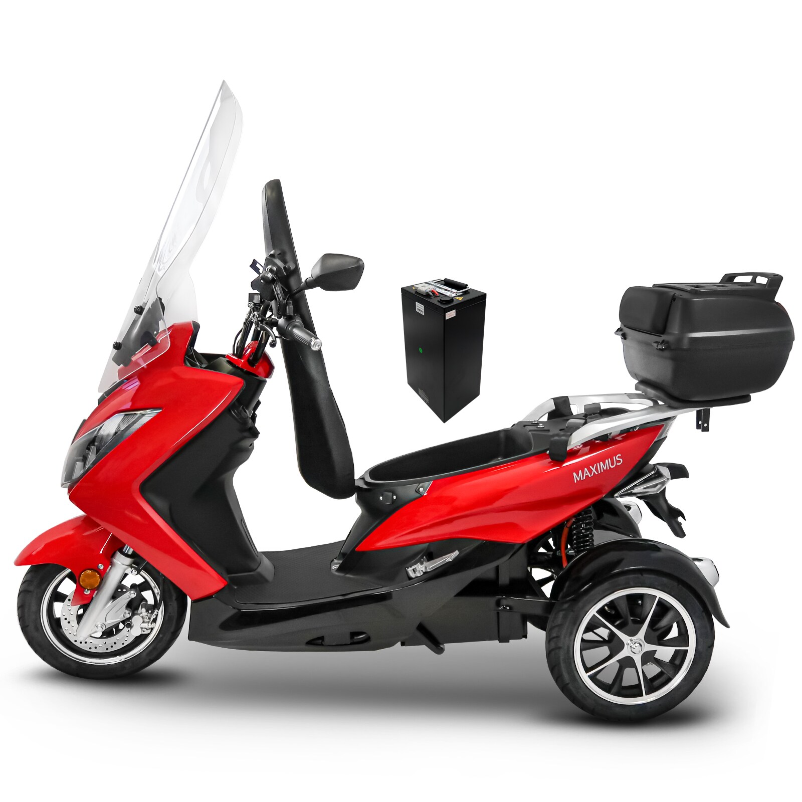 Maximus, 3-Rad E-Mobil MX3-25 - 25 km/h, 60V-32,5Ah Lithium Akku, 1500 Watt