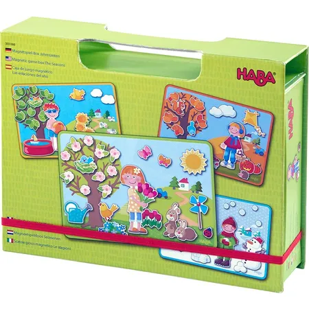 HABA 303386 Magnetspiel-Box Jahreszeiten