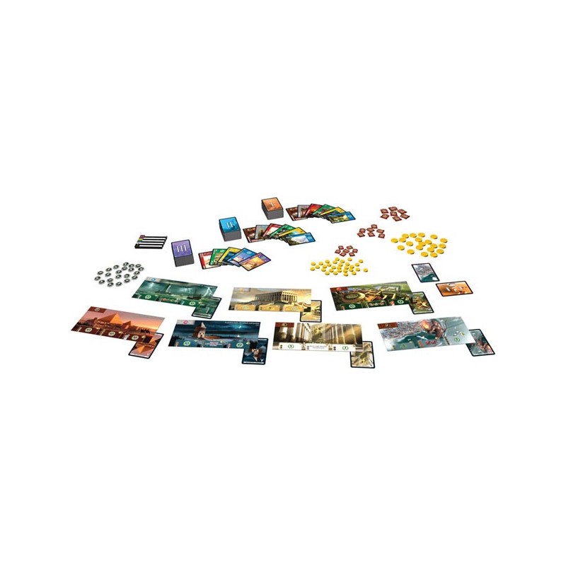 Lot de 100 Protège-Cartes pour 7 Wonders 65x100mm