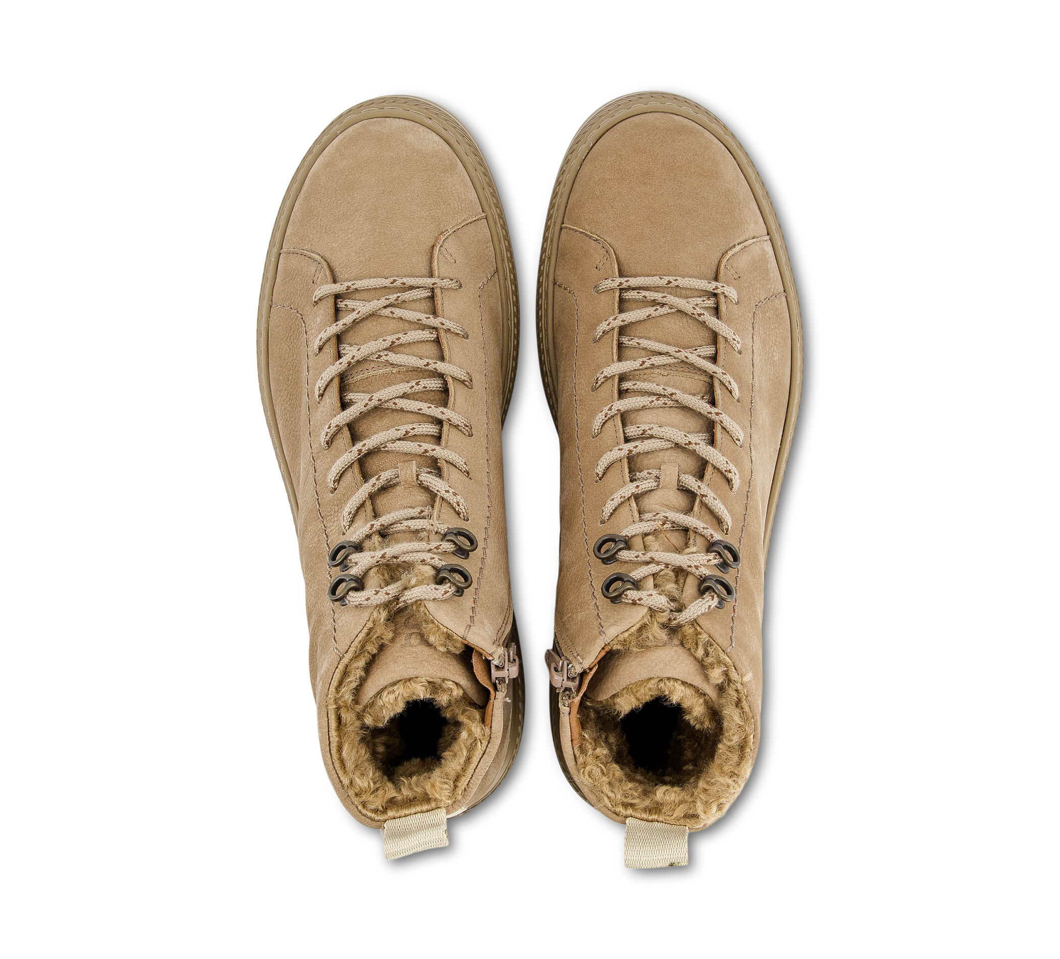 Paul Green Schnürstiefel beige/taupe