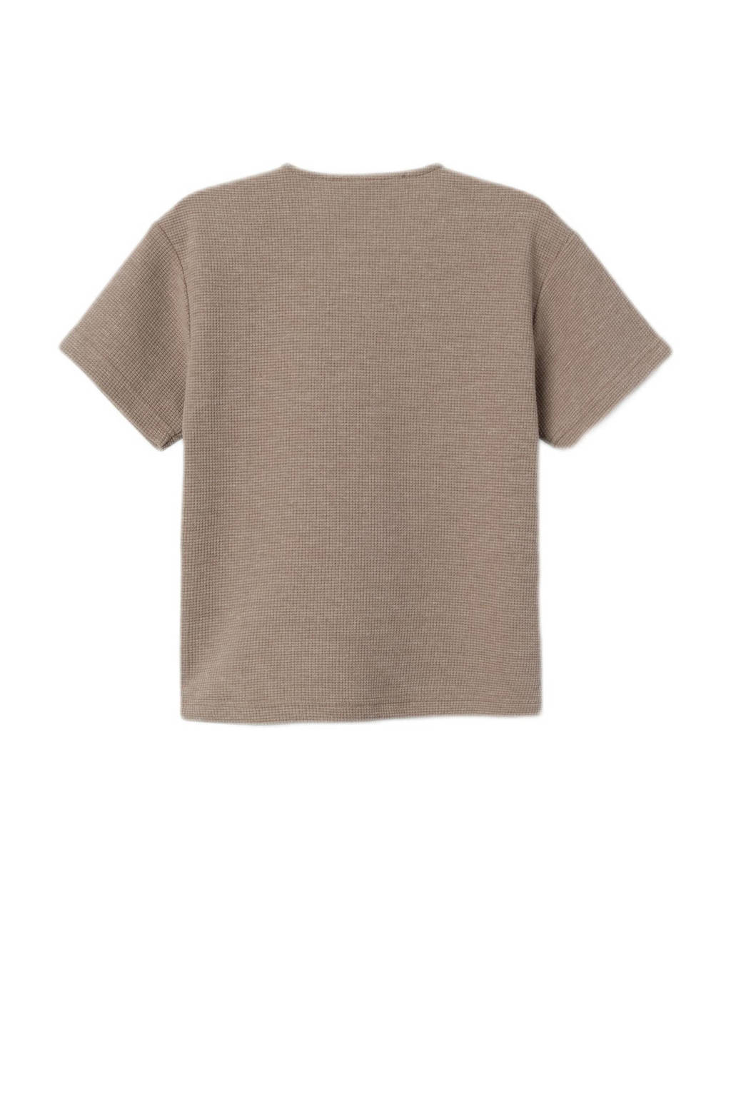 NAME IT T-shirt NKMDEDER lichtbruin