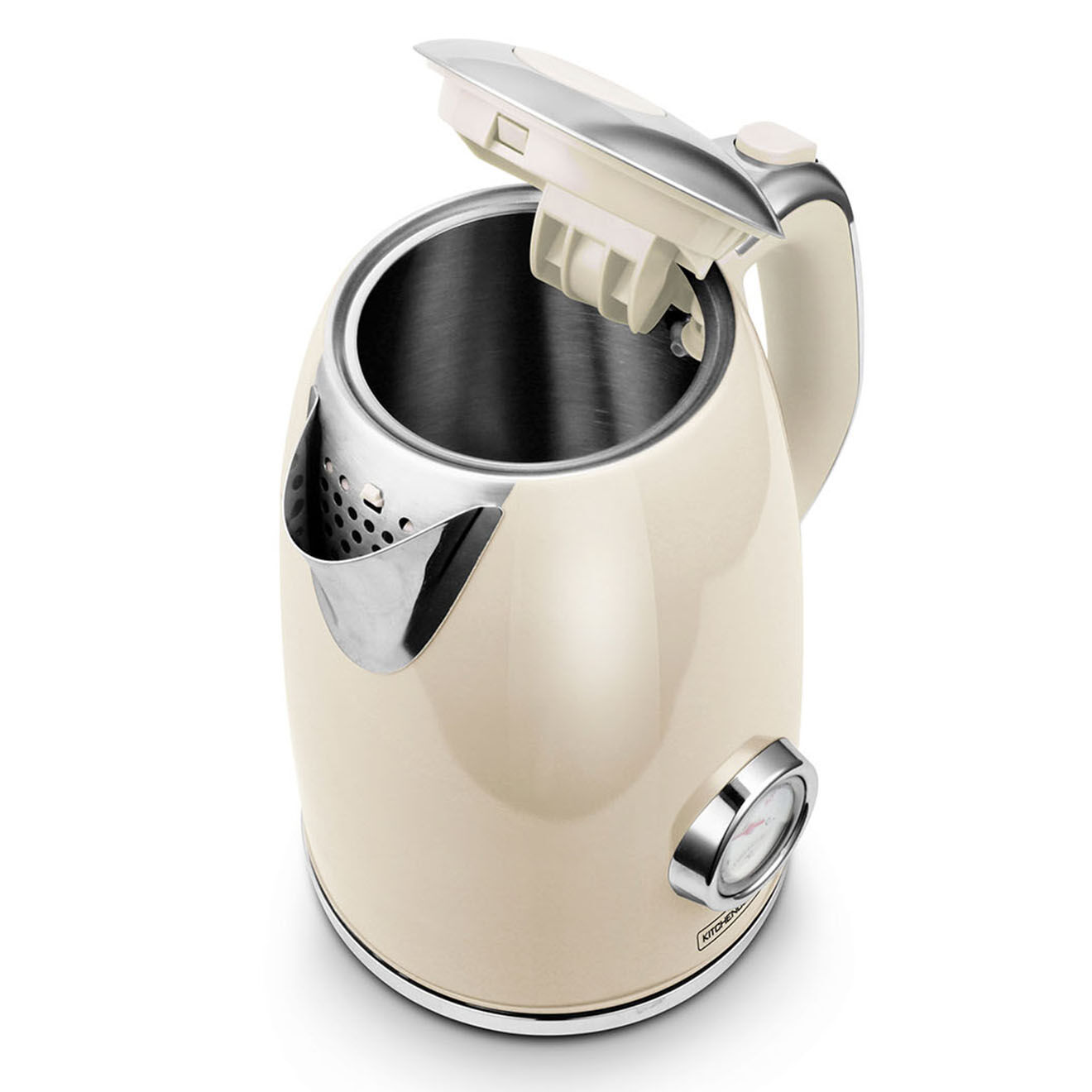 Kitchencook Bouilloire Style rétro beige - 60.5x23x53 cm