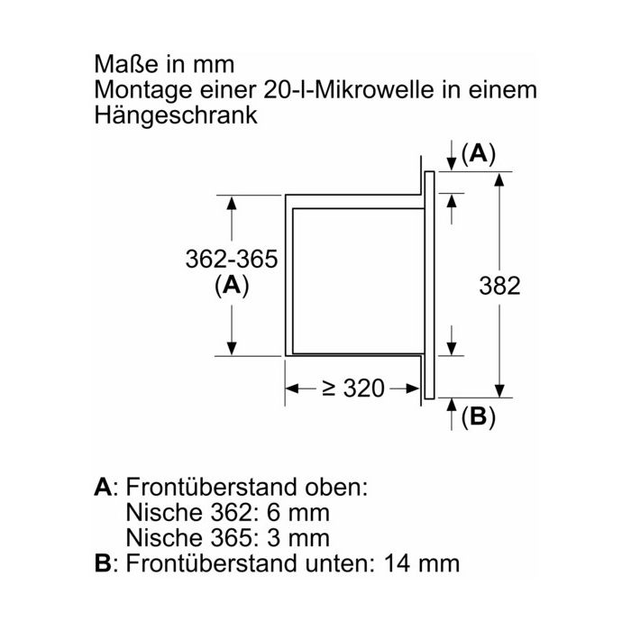 Siemens Einbau-Mikrowelle iQ300 BF523LMB3 Schwarz
