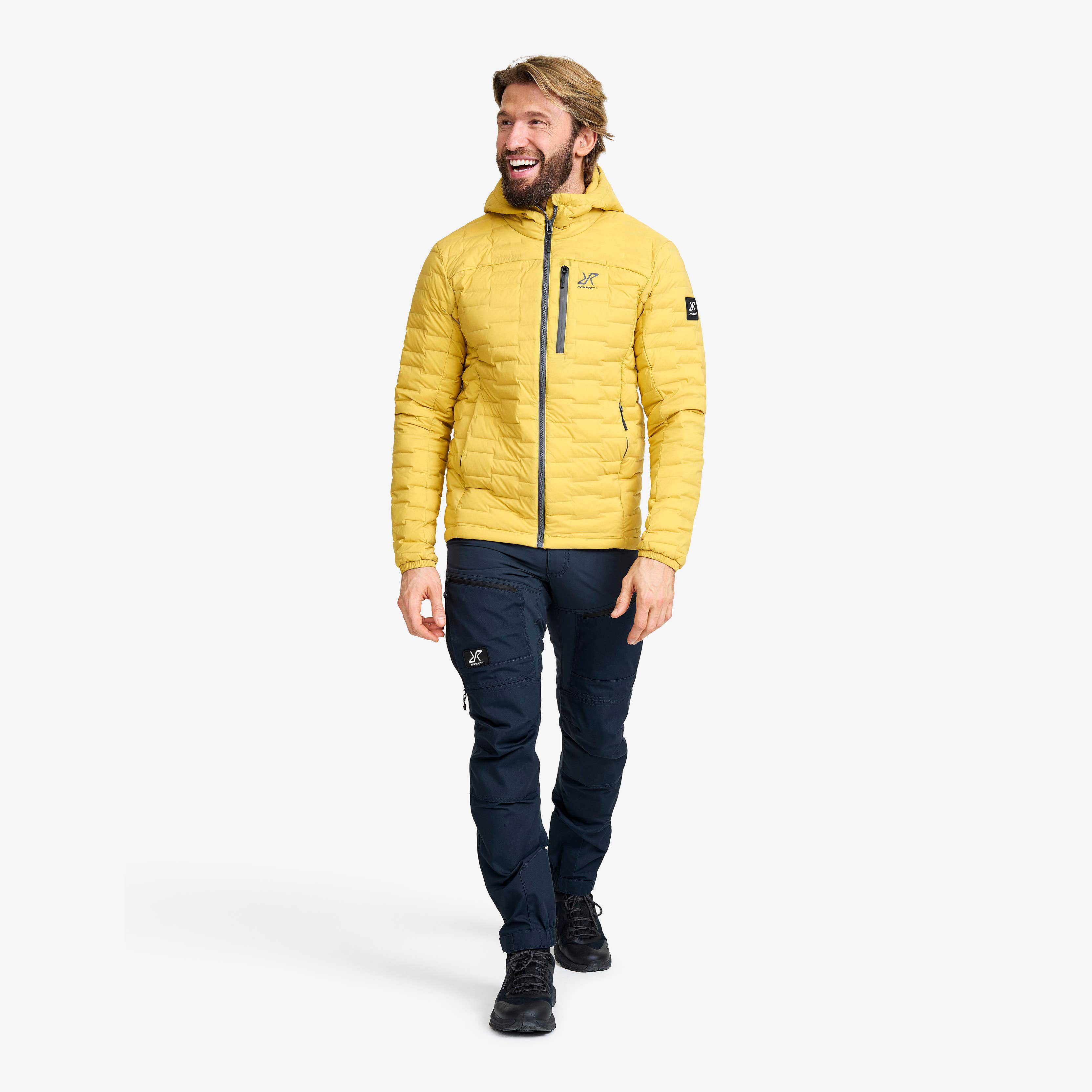 Flex Stretch Down Jacket Herre Sauterne