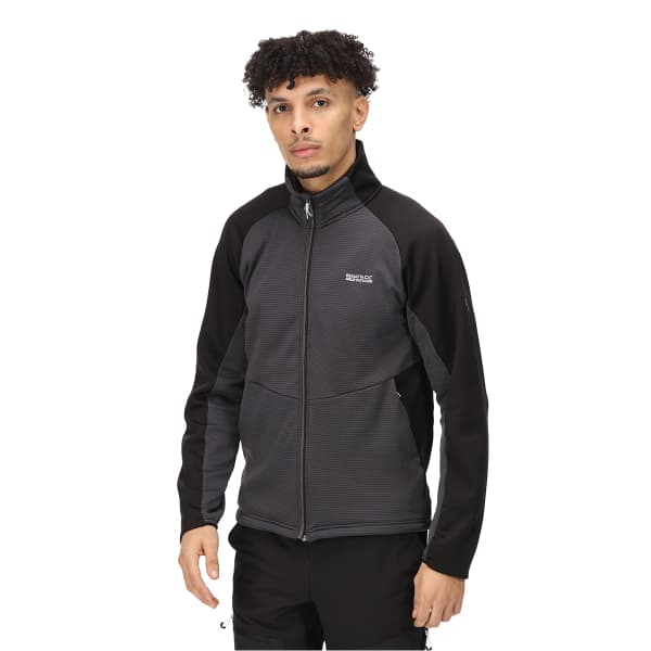 Veste polaire REGATTA HIGHTON WINTER FULL ZIP III DKGREY/BLACK