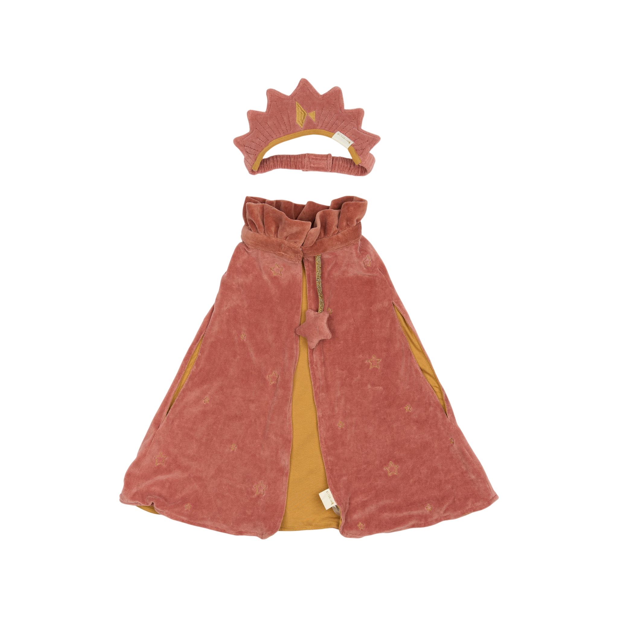 Kostüm Cape und Krone Tiara Ash Rose