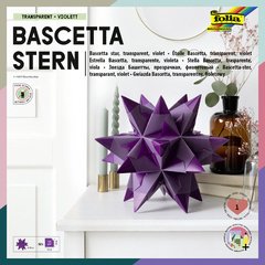 Feuille de papier pliable étoile Bascetta