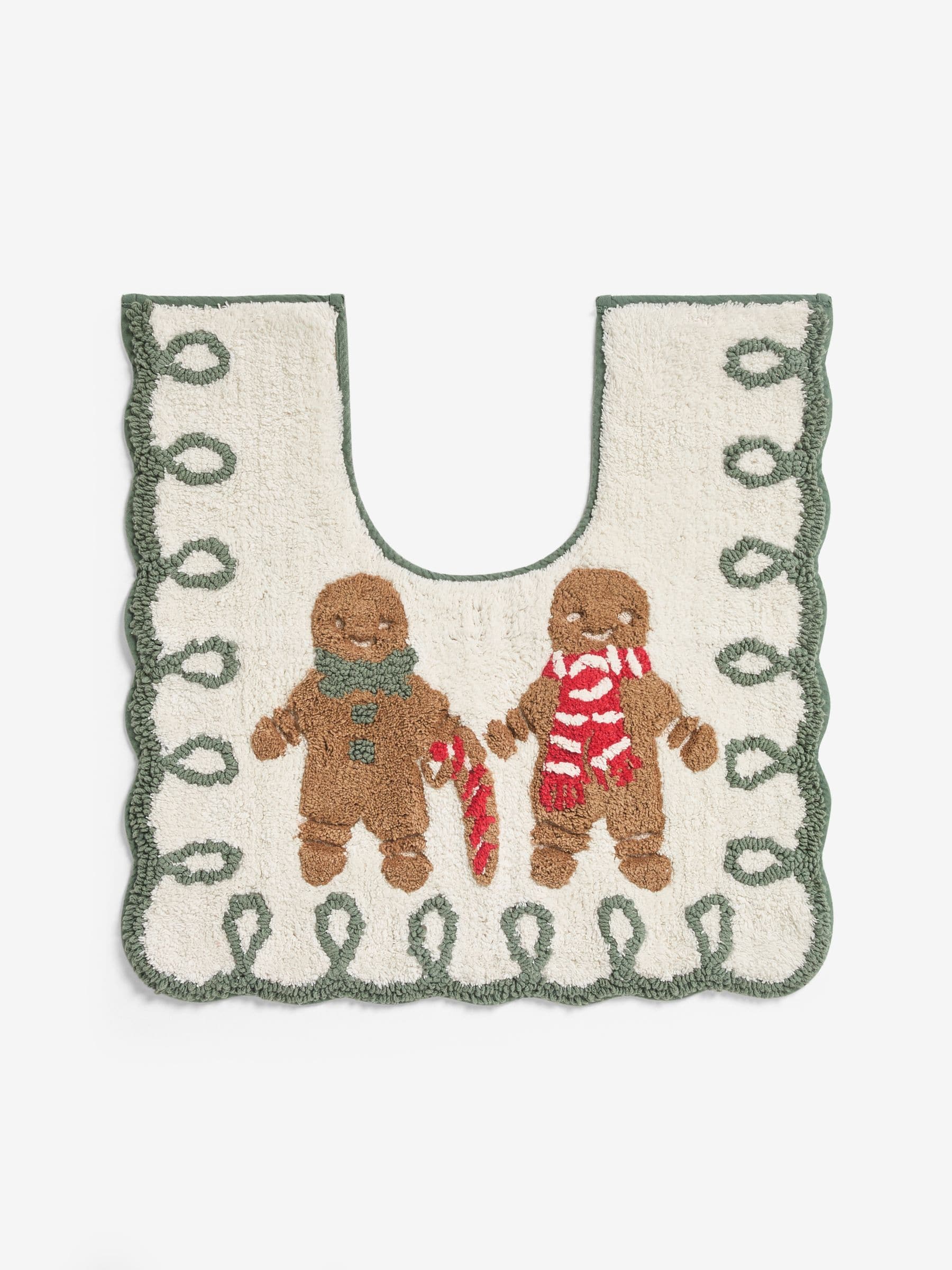 Kerstmis peperkoek 100% katoenen badmat