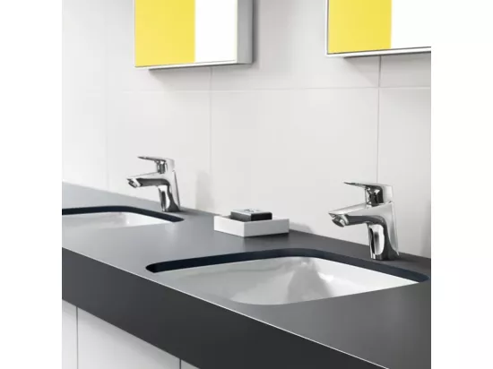 HANSGROHE Mitigeur lavabo Logis 70 avec tirette et vidage métallique chromé