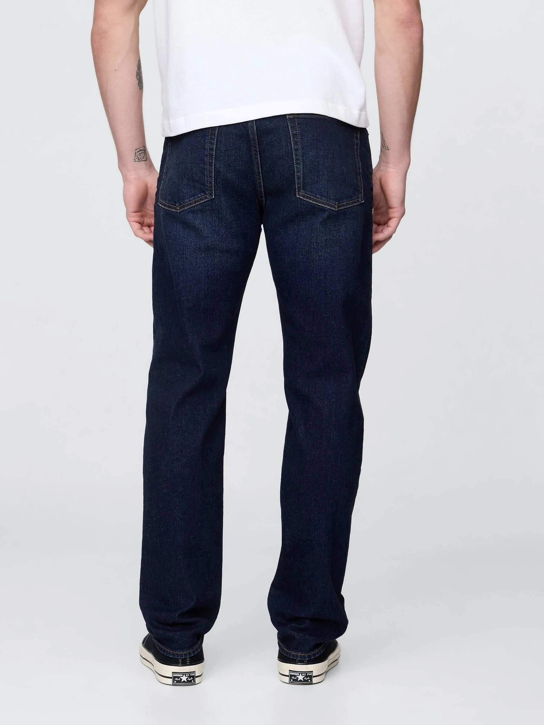 Indigoblauw - Gap - Rechte jeans