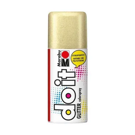 Marabu do it colorspray Glitter, glitter - gold, 150 ml