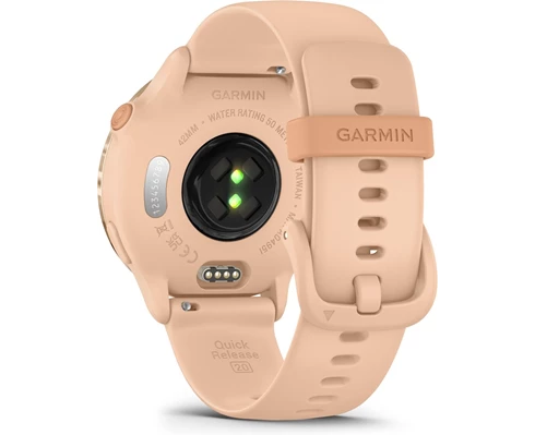 Garmin Vivoactive 6 AMOLED Smartwatch, Pink Dawn/Pink Dawn Metallic
