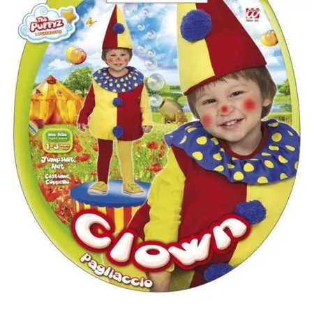 Widmann Kinderkostüm Puffy Clown, 90/104, sortiert