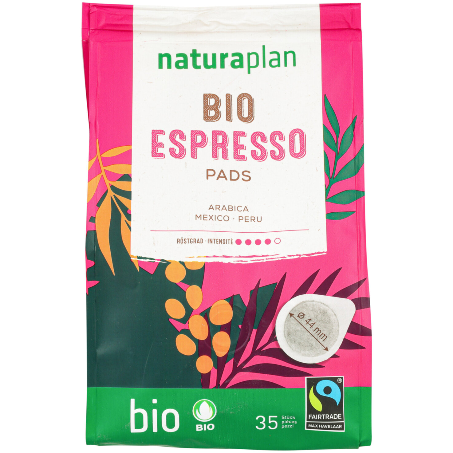 Naturaplan Bio Espresso Pads 35 Stück