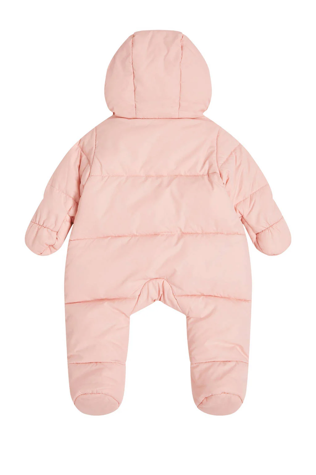 Tommy Hilfiger baby gewatteerde winterjas lichtroze