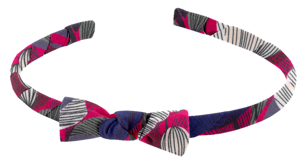 Serre-Tête Fin Pavot Fuchsia