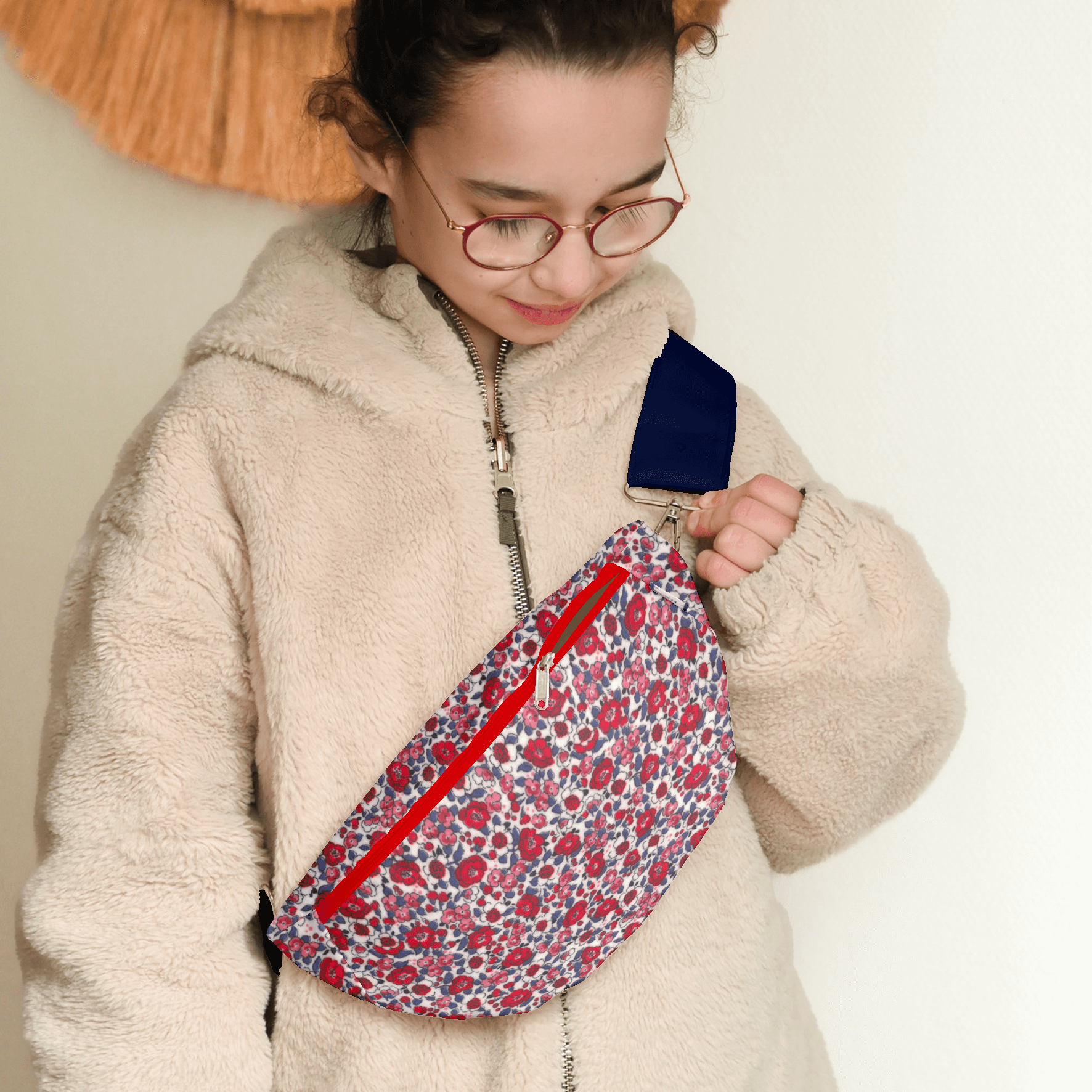 Petit Sac Banane Rouge Corolle