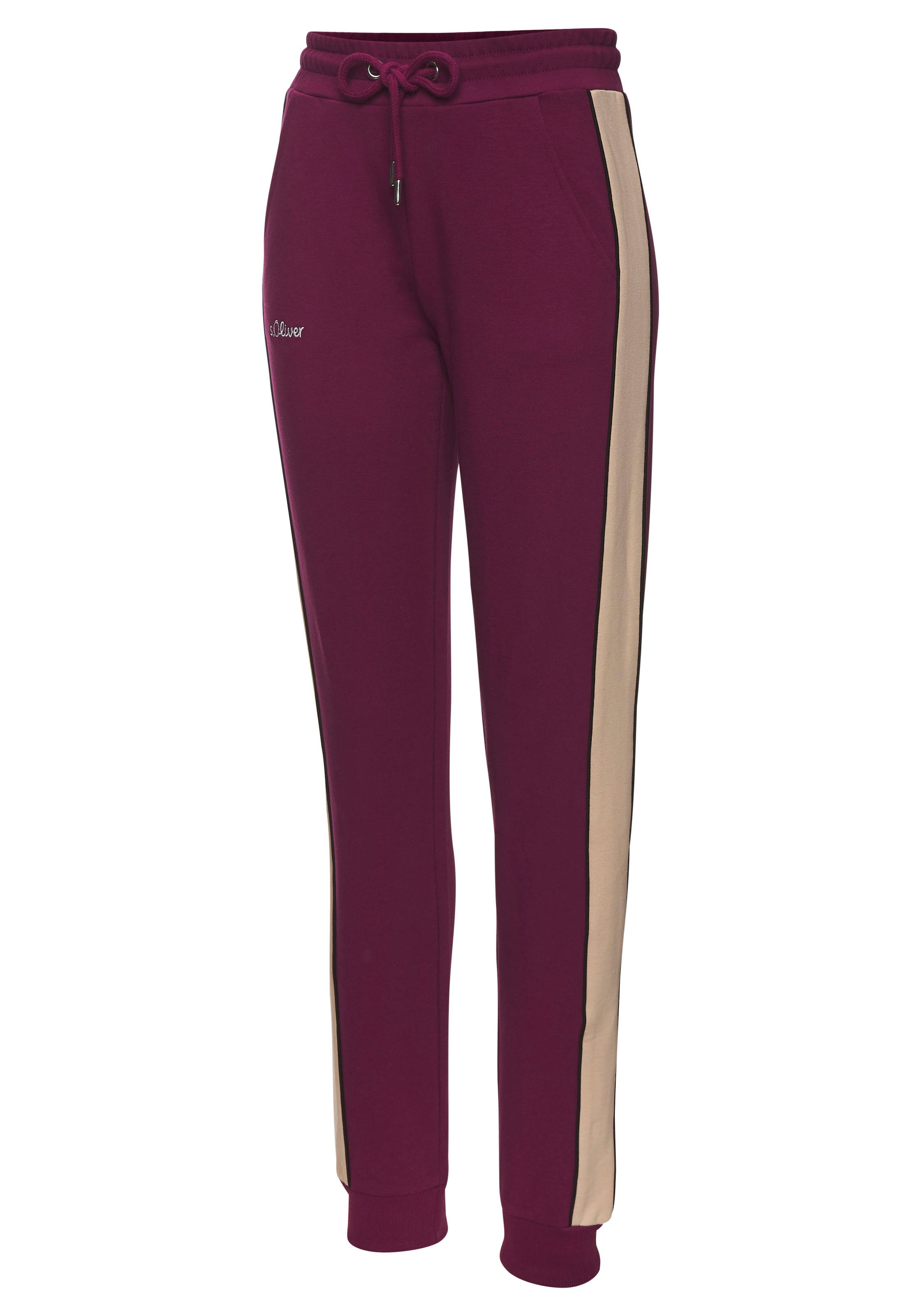 s.Oliver Sweathose  mit Seitenstreifen und Pipings, Loungewear