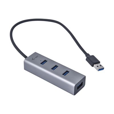 i-Tec USB 3.0 Metal Passive HUB - Hub - 4 ports