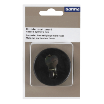 GAMMA cilinderplaat rond zwart