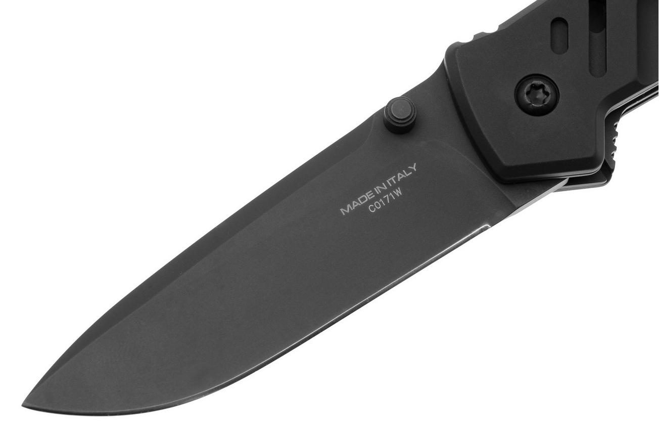 Extrema Ratio MF1 EVO D 04.1000.0232/BLK/BLK, Black Böhler N690, Black Aluminum zakmes