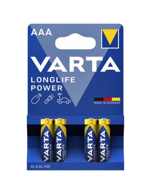 Varta Batterij High Energy Aaa 4 Stuks - Batterijen -