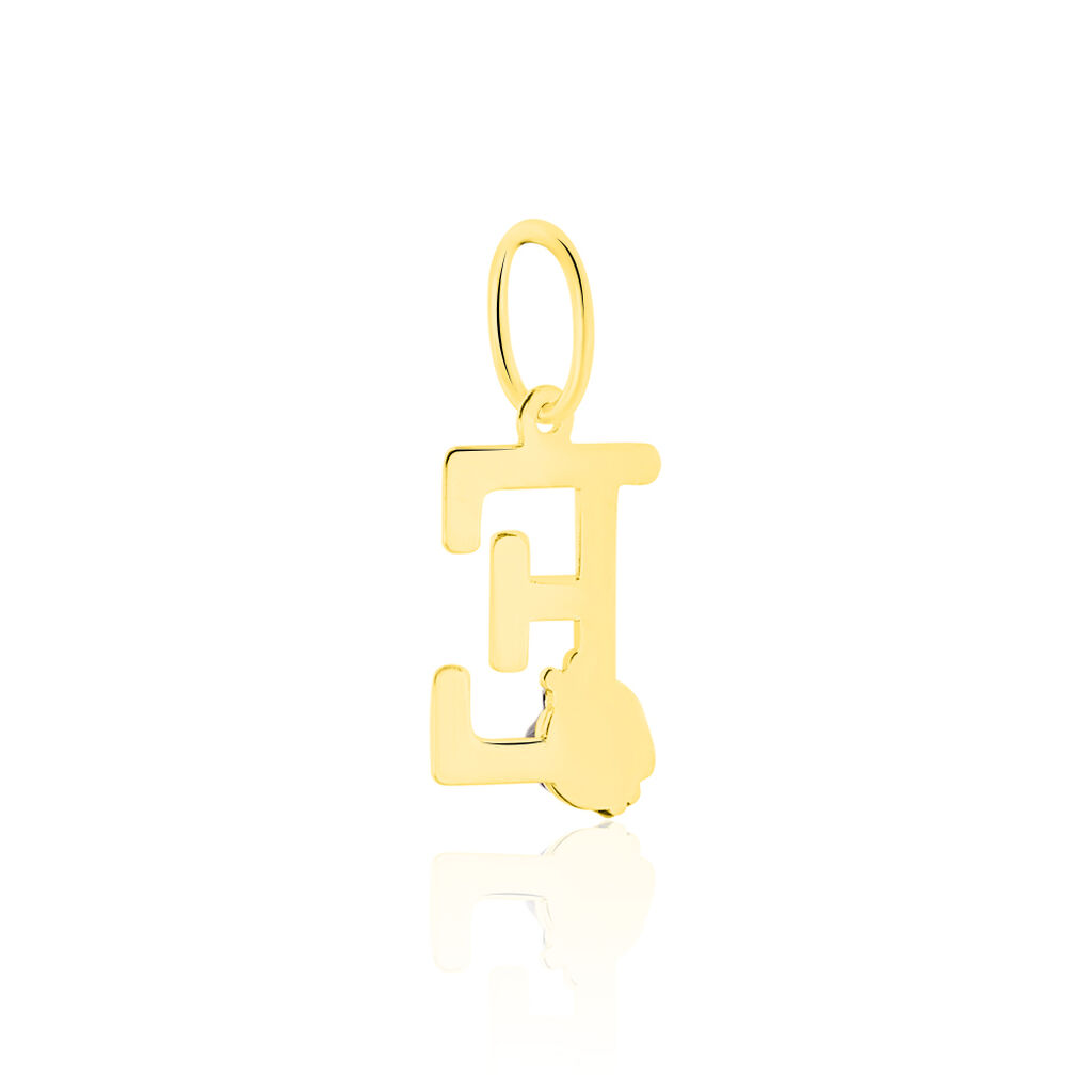 Pendentif Helidie Coccinelle Lettre Or Jaune