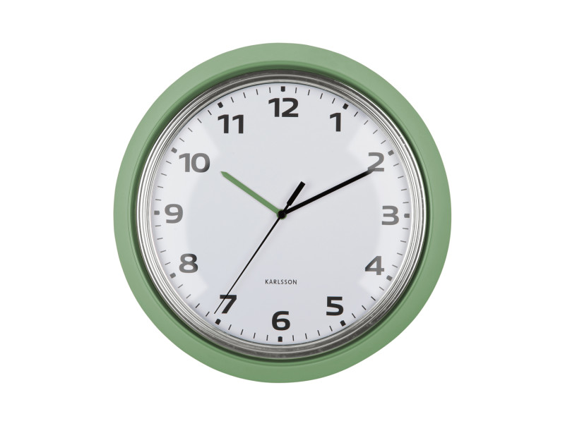 Wall Clock Modern Retro KA6006BK Black