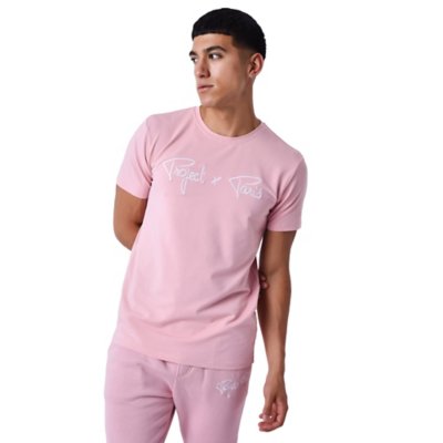Tee-shirt à manches courtes homme Basic Broderie PROJECT X PARIS
