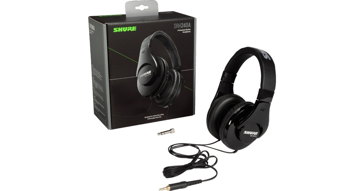 SHURESRH240A over-ear hoofdtelefoon  (Zwart)