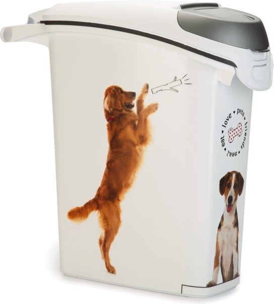 Curver voerton hond wit 23 L / 10 kg