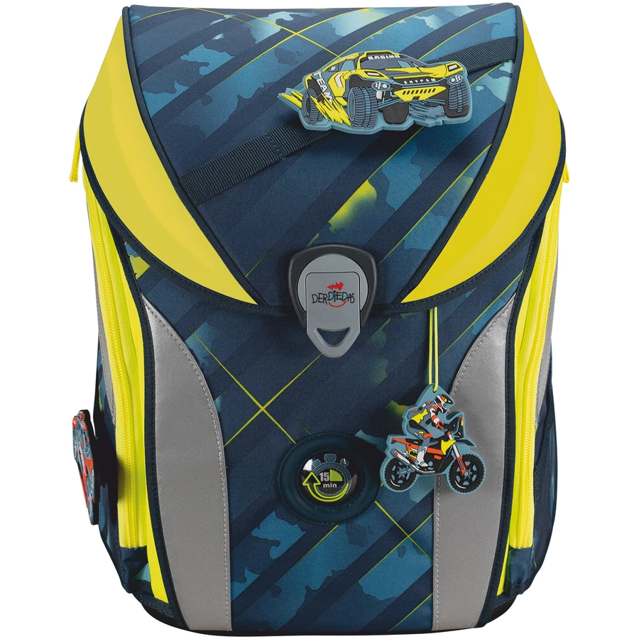 DerDieDas ErgoFlex Max - Schulranzen Set 5tlg. 950 g Speed Challenge