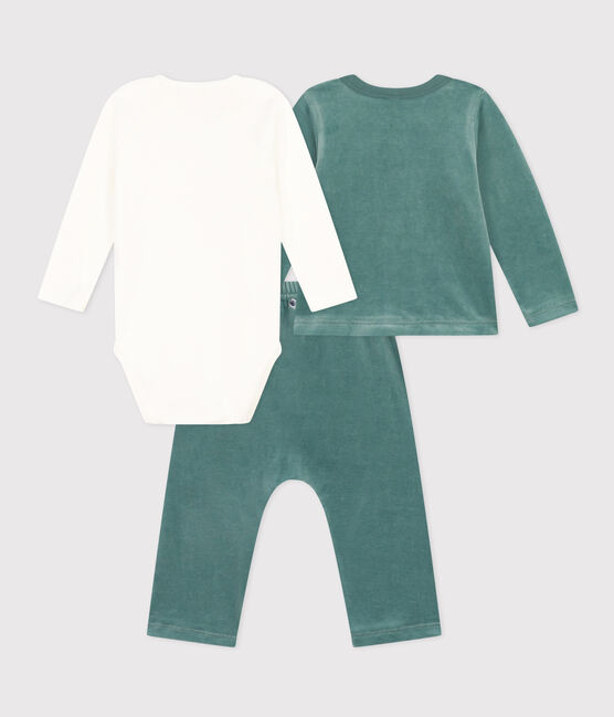 Ensemble en velours et body bébé
