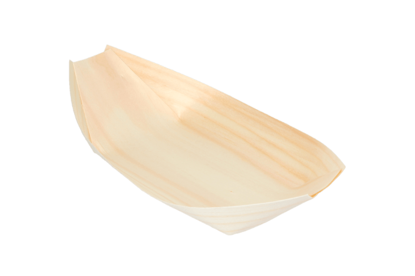 Amuse bootje hout 175x85mm BIO FSC 100%