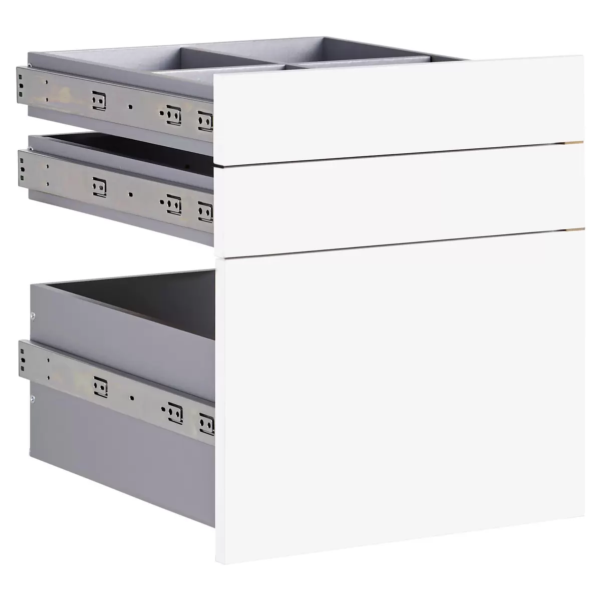 Schubladenset Unit weiss