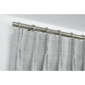 Intensions eindknop Refined 28mm RVS 2 stuks