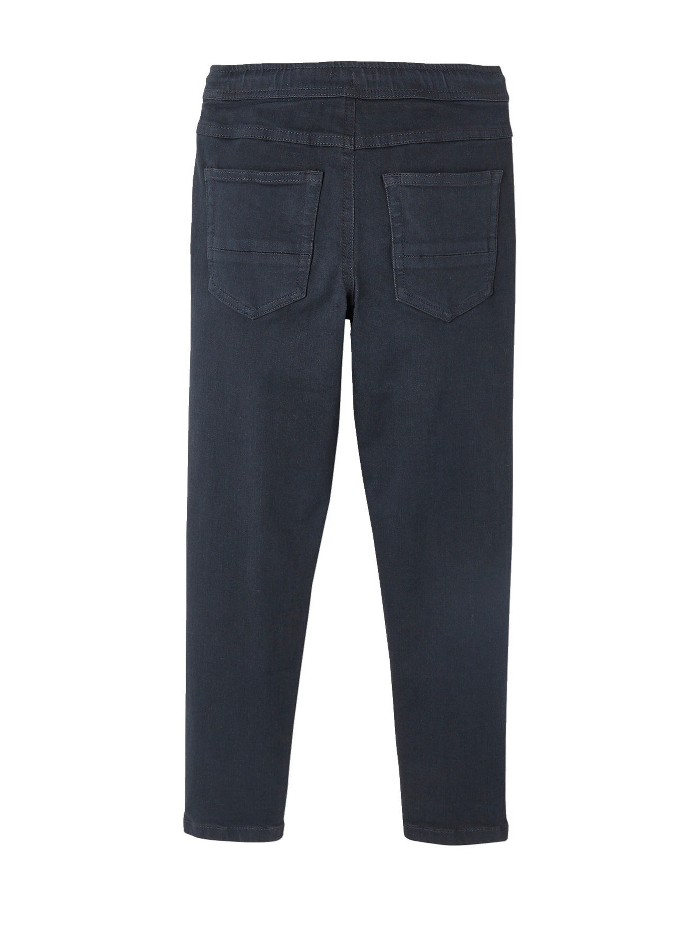 Vertbaudet Jungen Hose, Dehnbund mit Kordelzug nachtblau