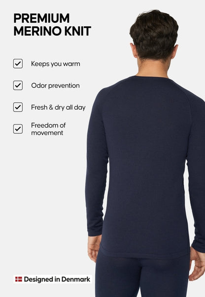 MERINOULD BASELAYER BLUSE TIL MÆND