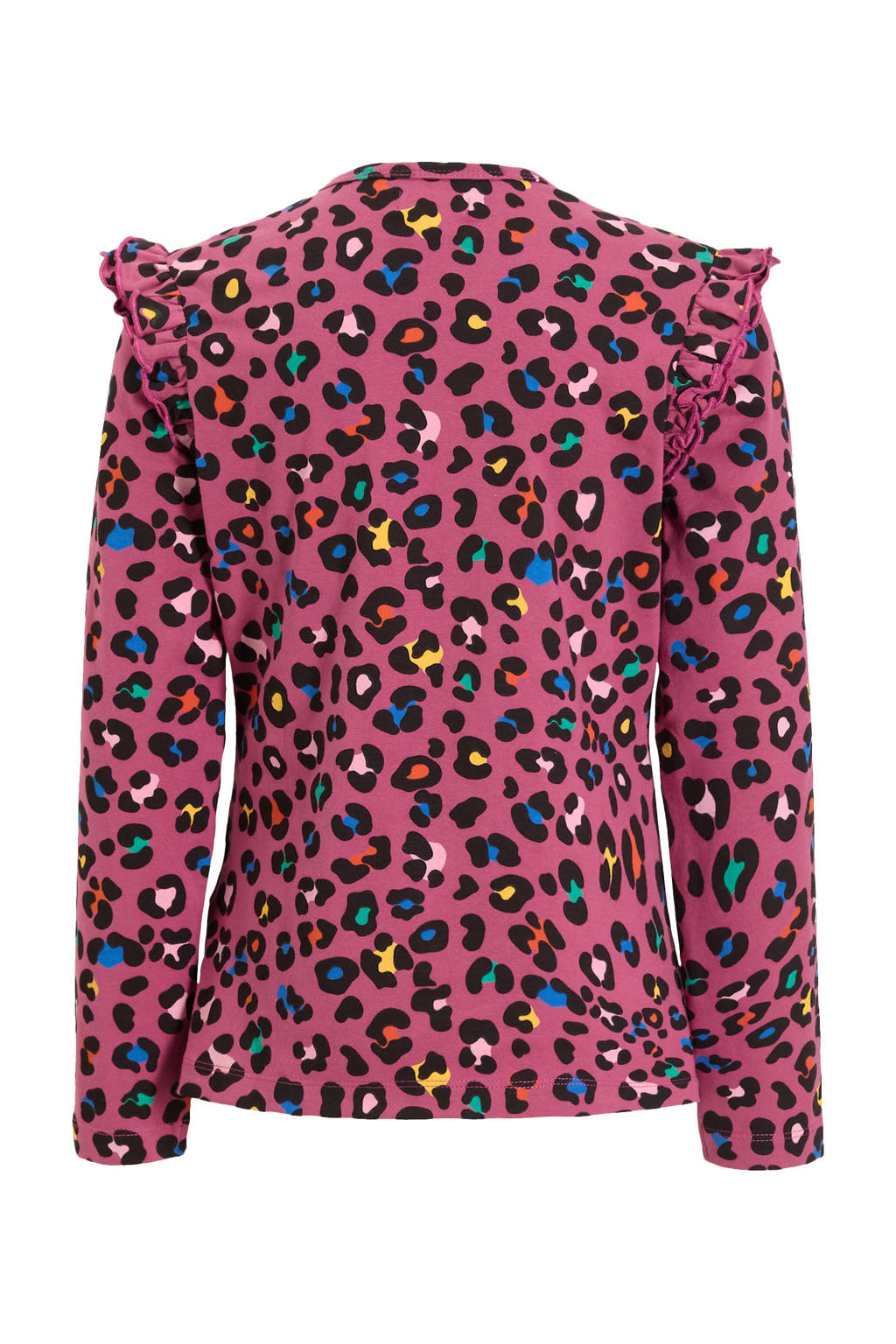 Orange Stars longsleeve Razi panterprint paars