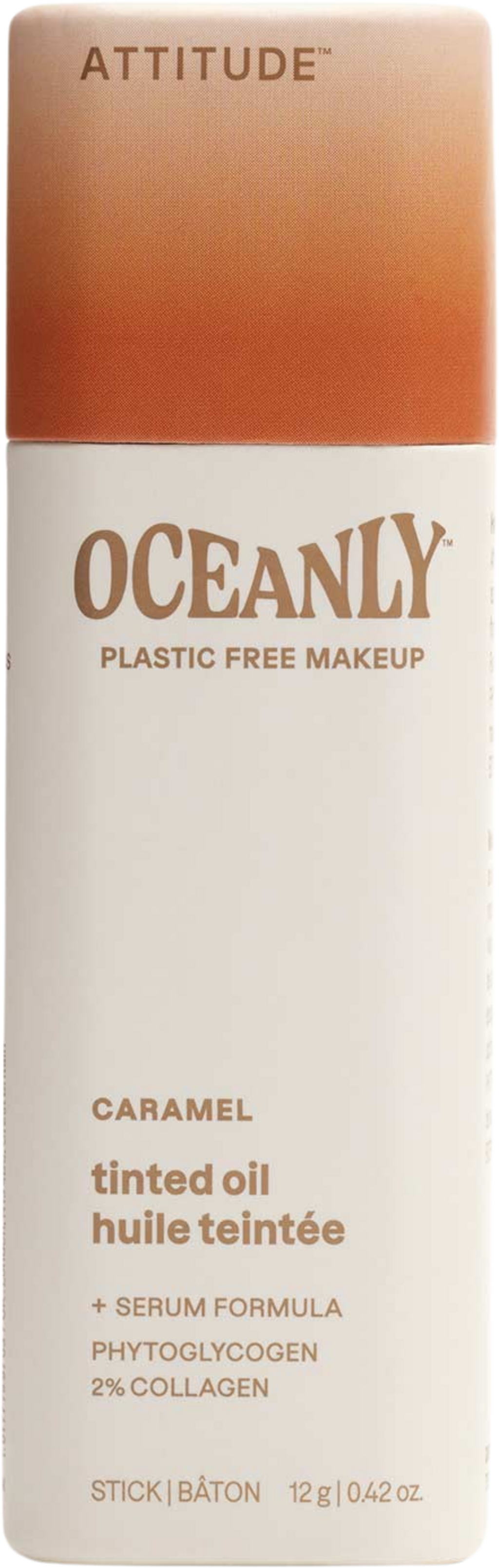 ATTITUDE  Oceanly Tinted Oil Stick, Caramel (12 g)