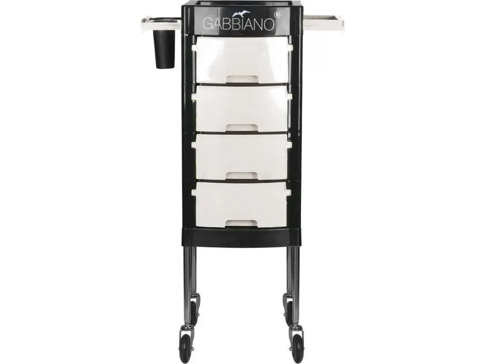 Activeshop Gabbiano frisørassistent FT65-1 sort/hvid