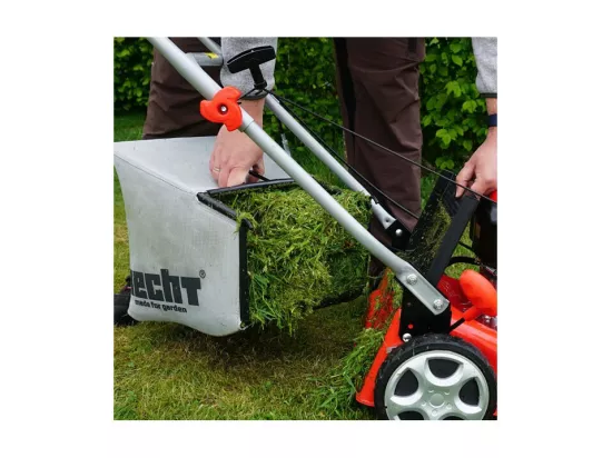 Hecht 541 SW Tondeuse à gazon essence 4temps largeur de coupe 40cm bac de 40L