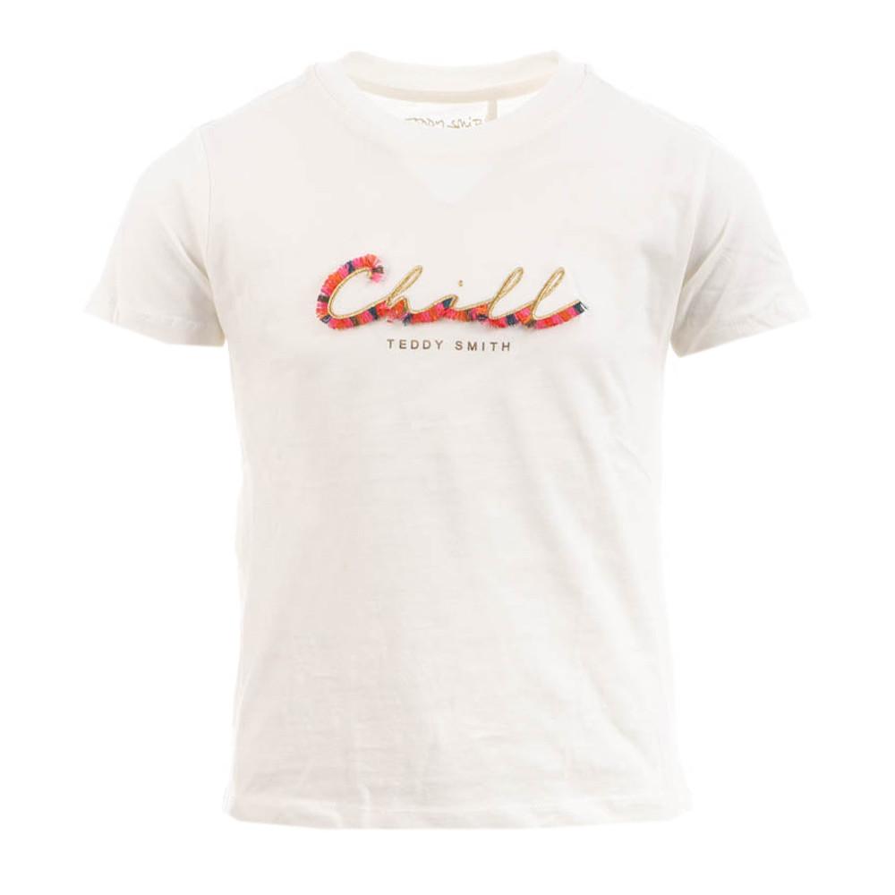 Teddy Smith T-shirt Blanc Fille Teddy Smith Frindge