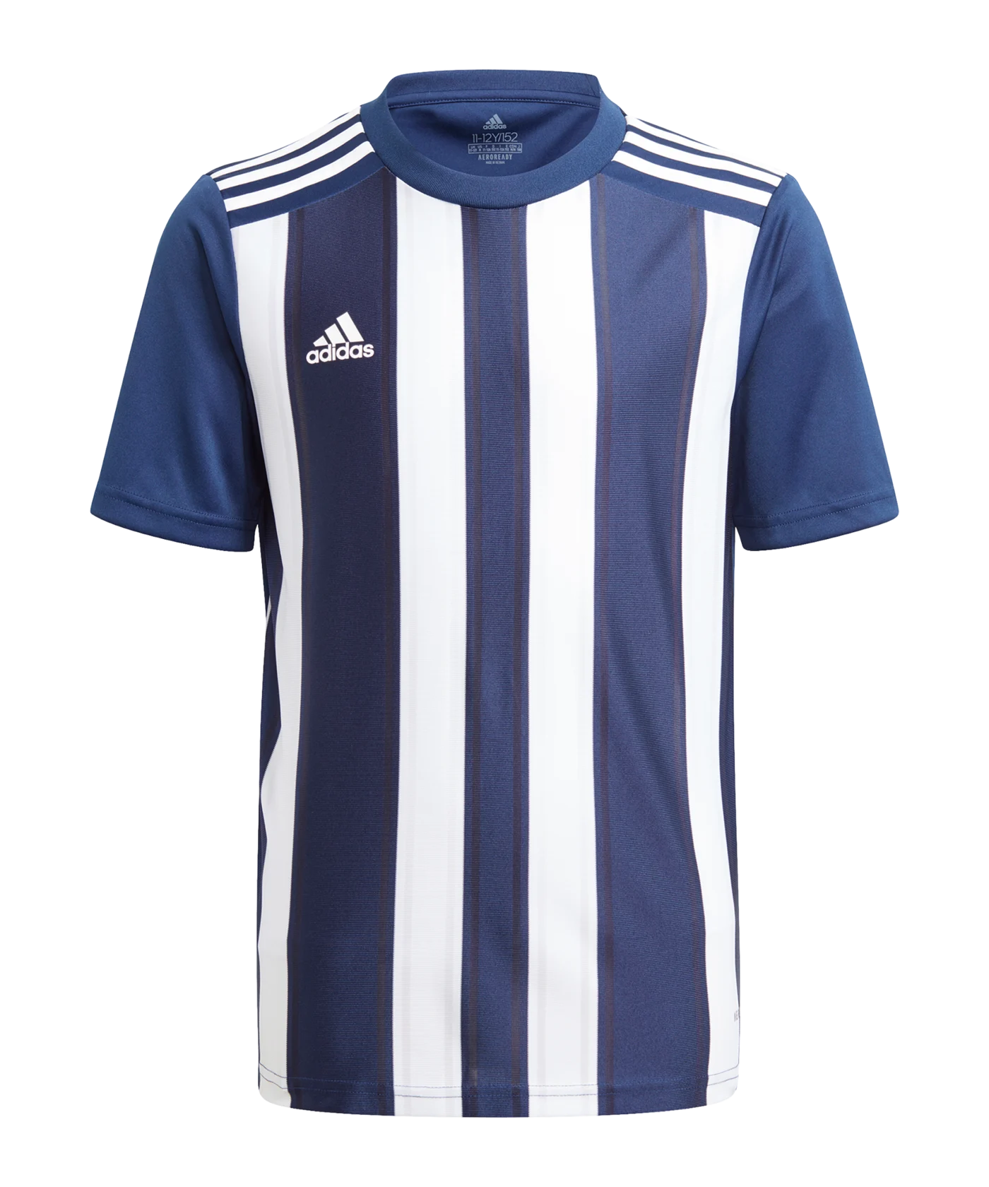 adidas Striped 21 Trikot kurzarm Kids Dunkelblau
